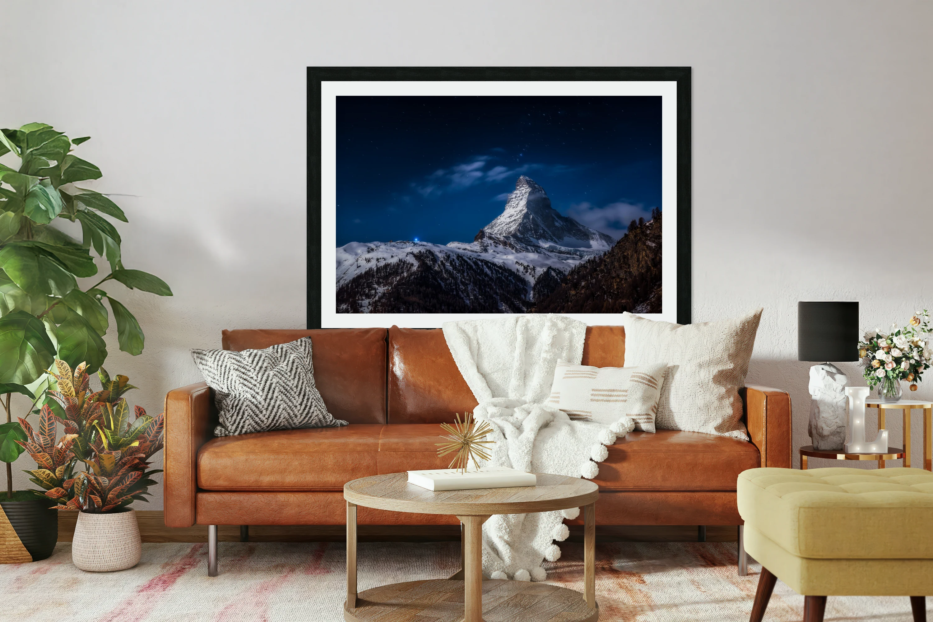 Full moon at Matterhorn