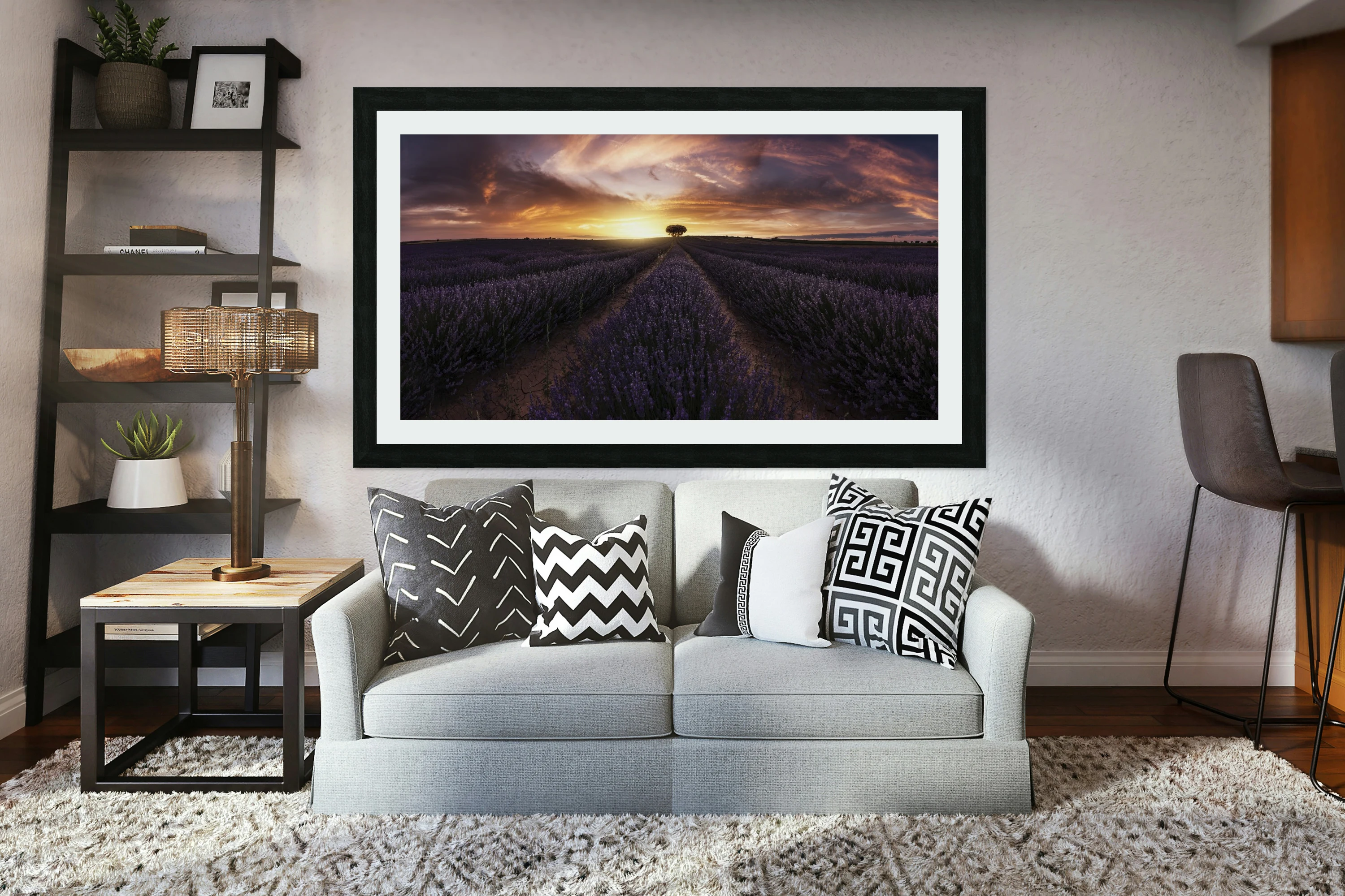 Lavender sunset