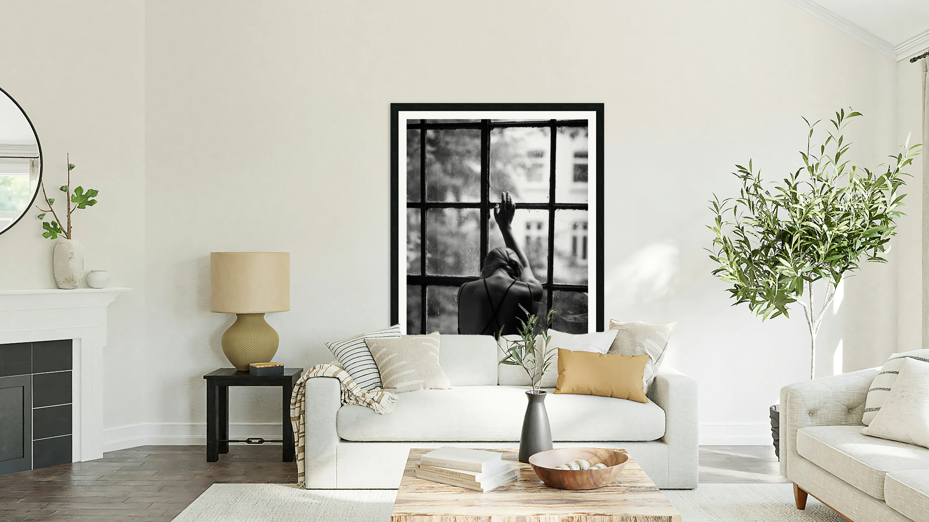 Kyra at the window