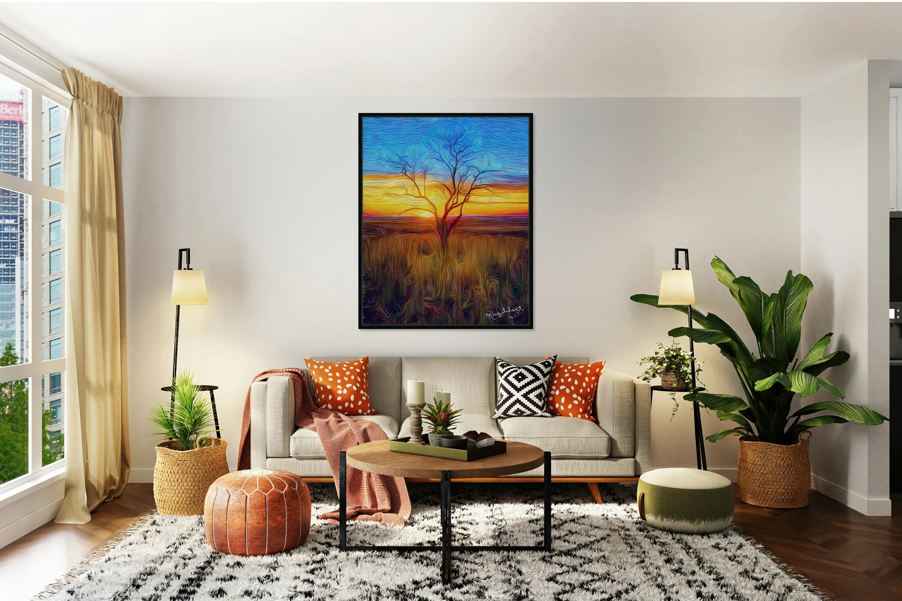 Sunset Individualist Tree