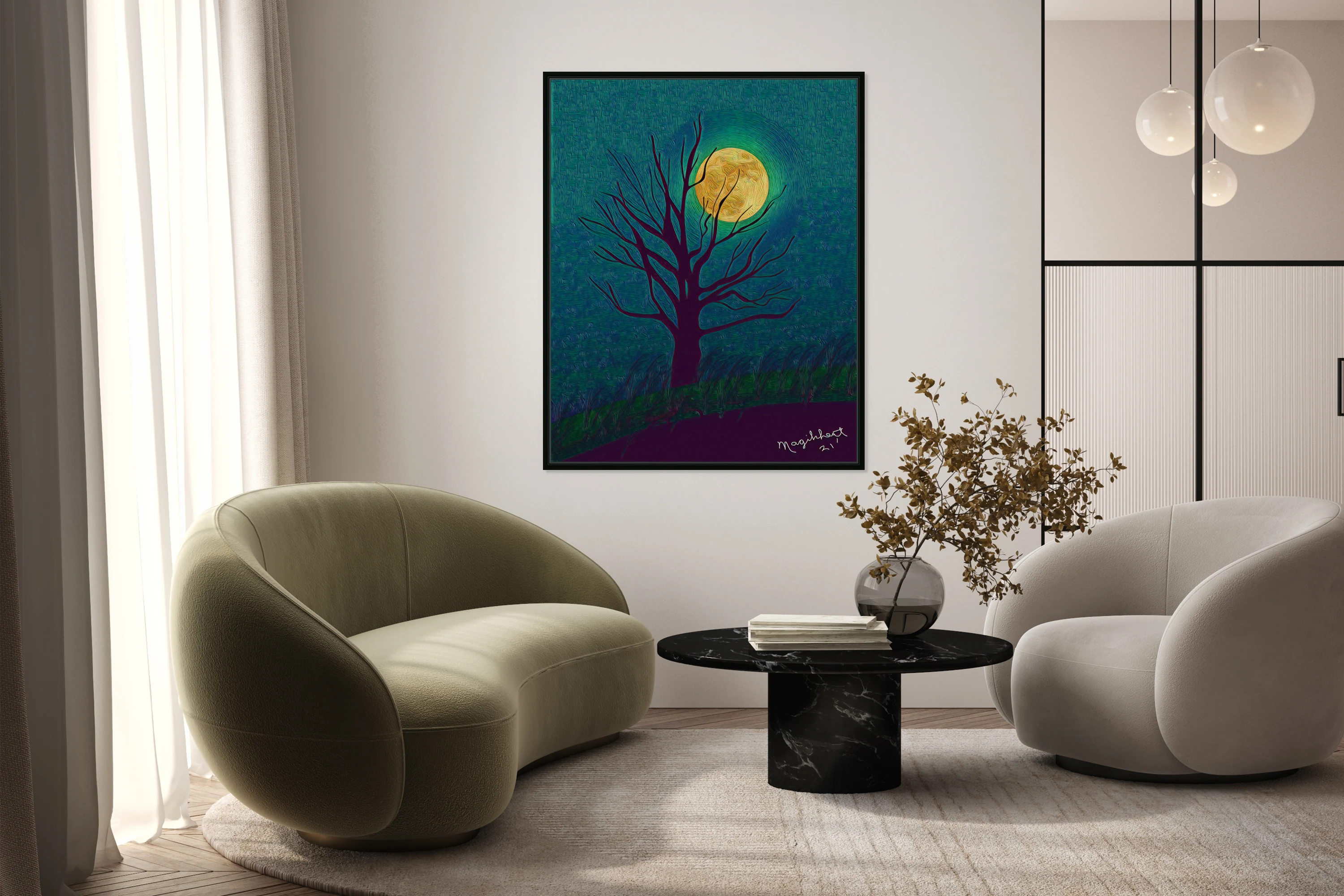 Full Moon Honor Tree