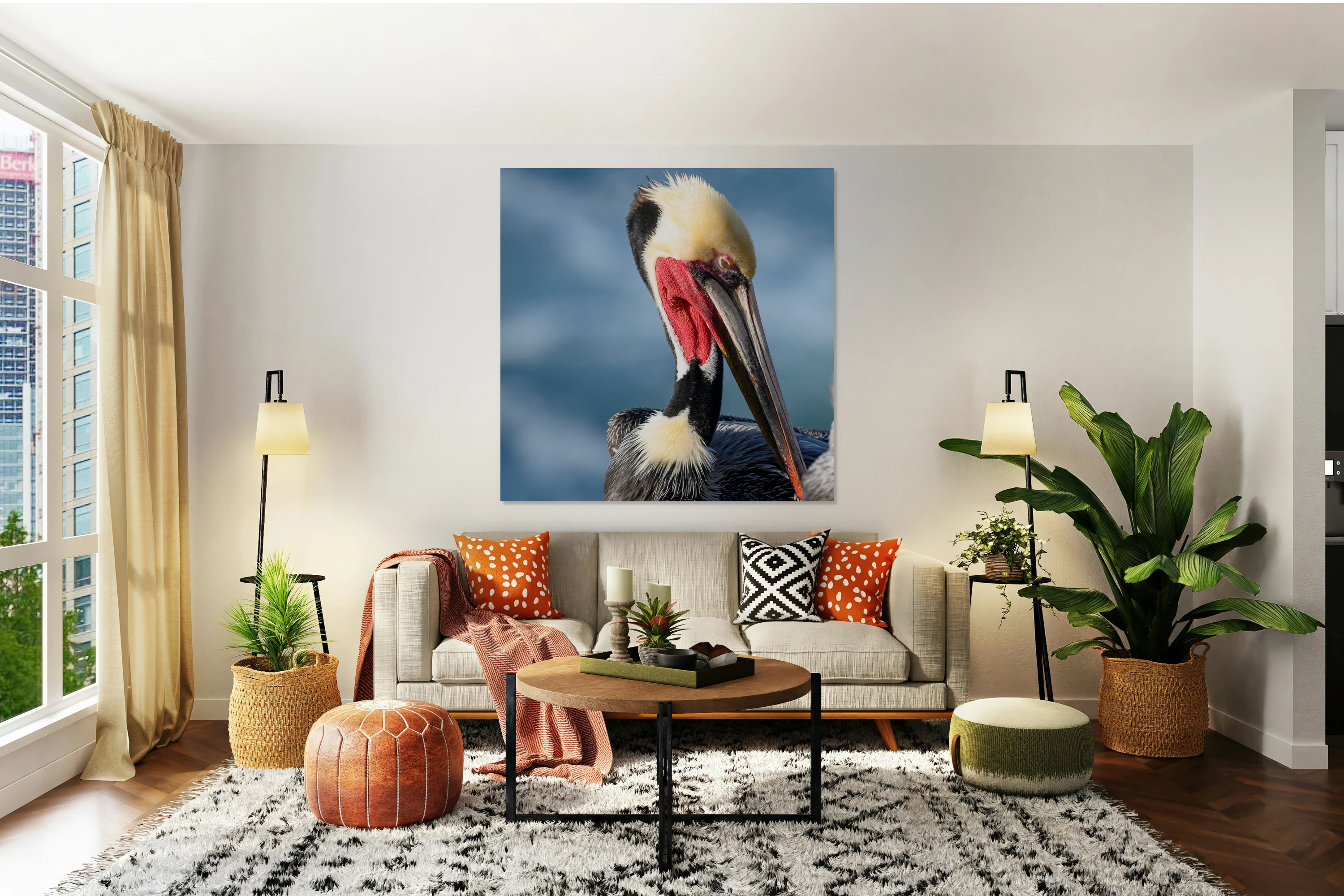 Watchful Pelican 