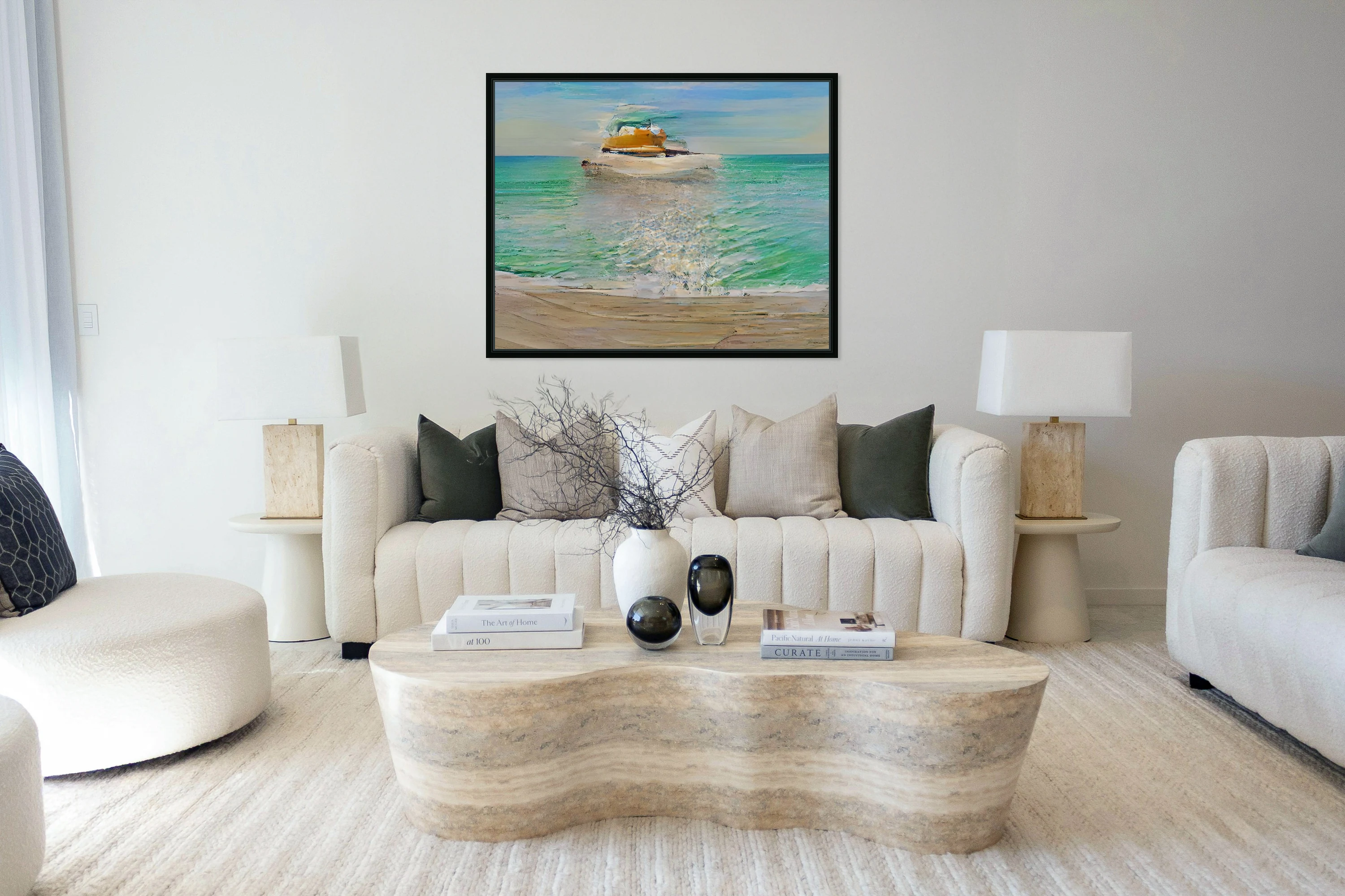 Naples Beach Boat