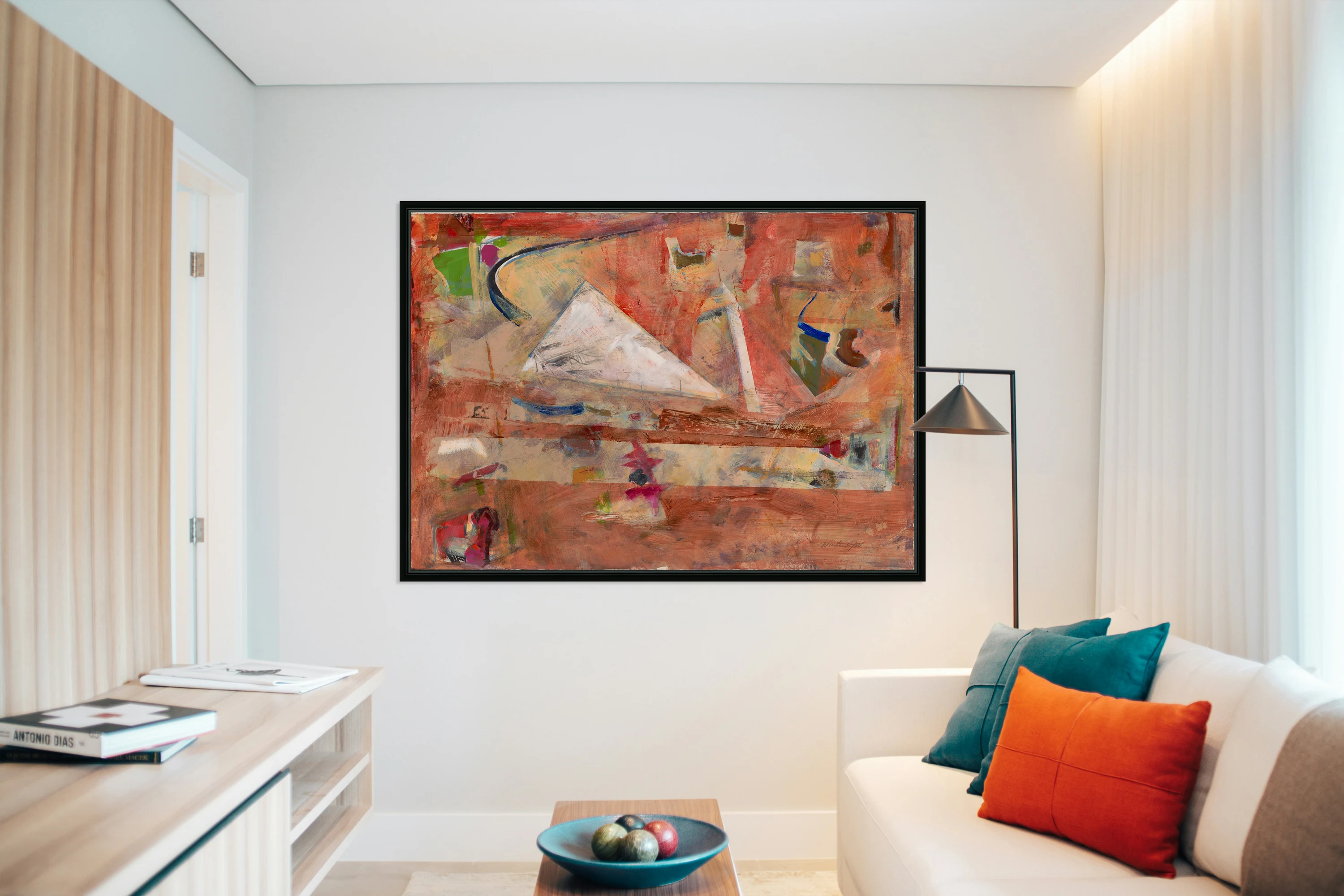 abstract red