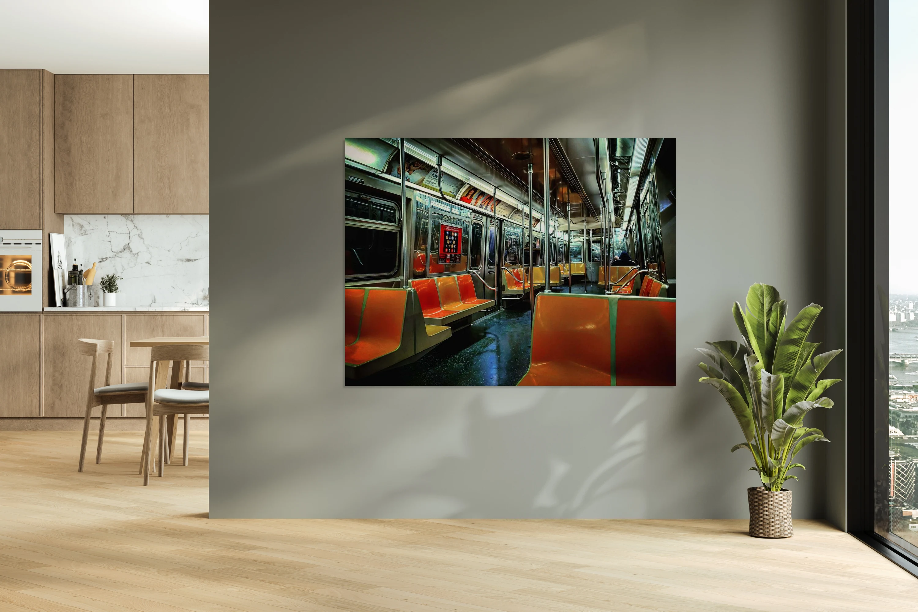 Subway Car Interior