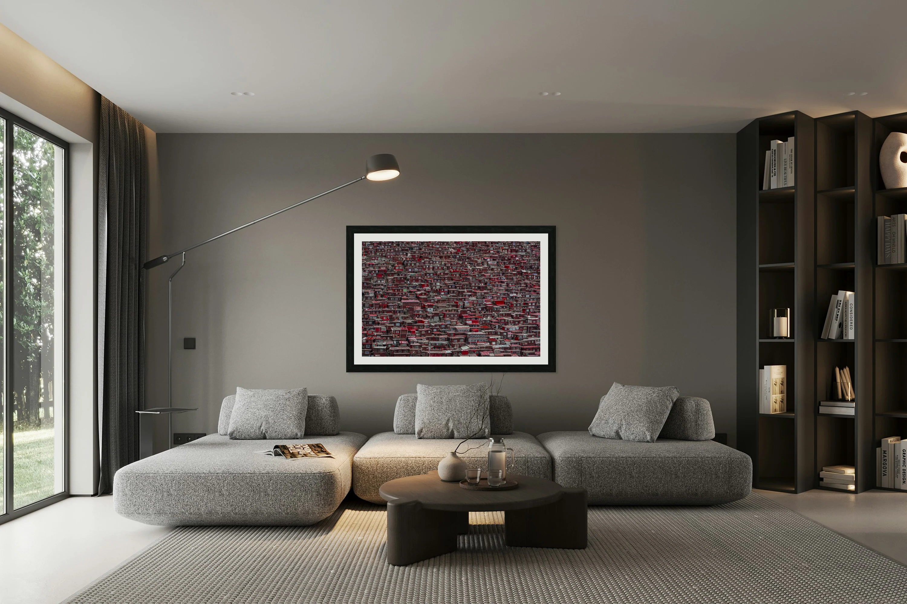Red houses