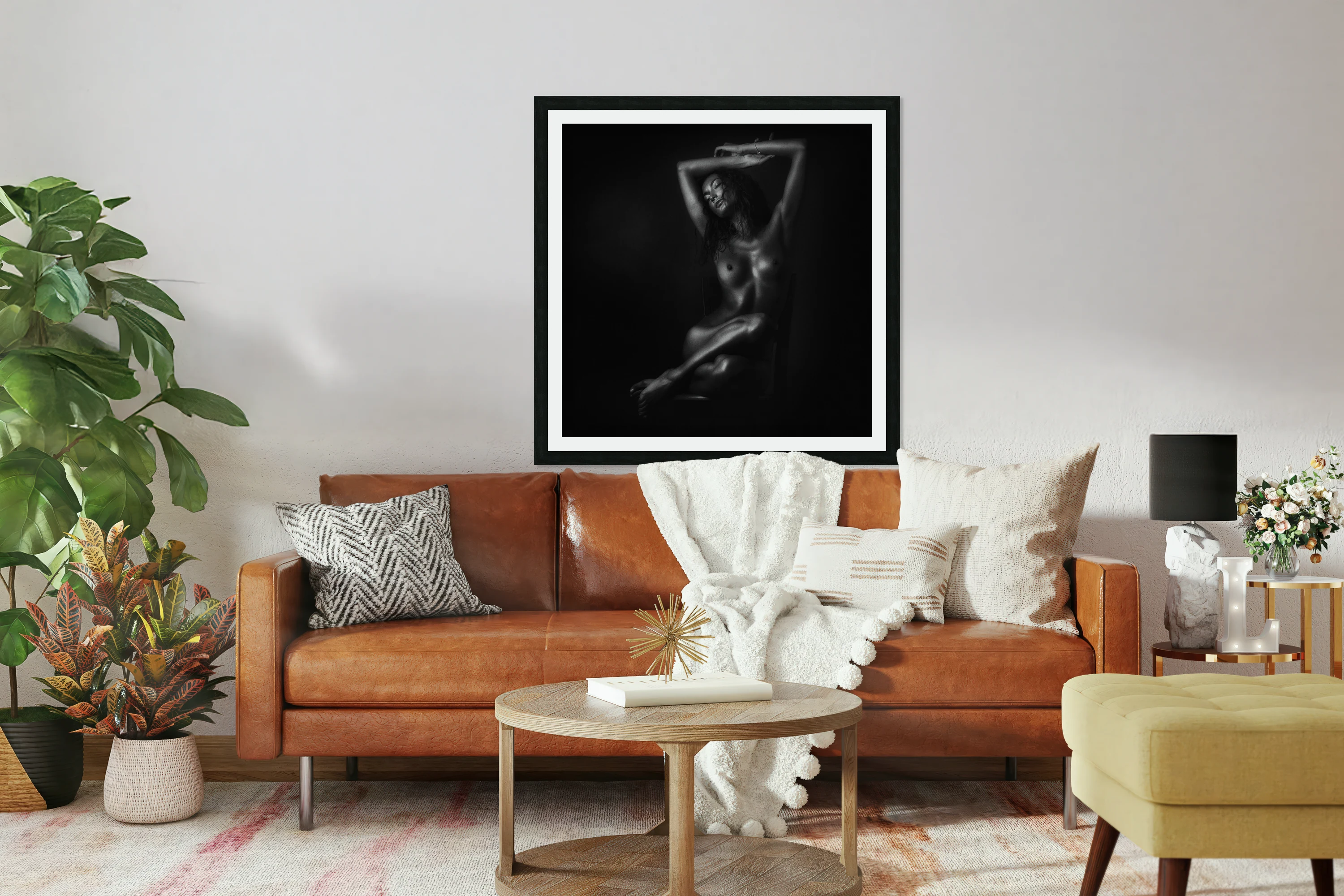 Nude in black