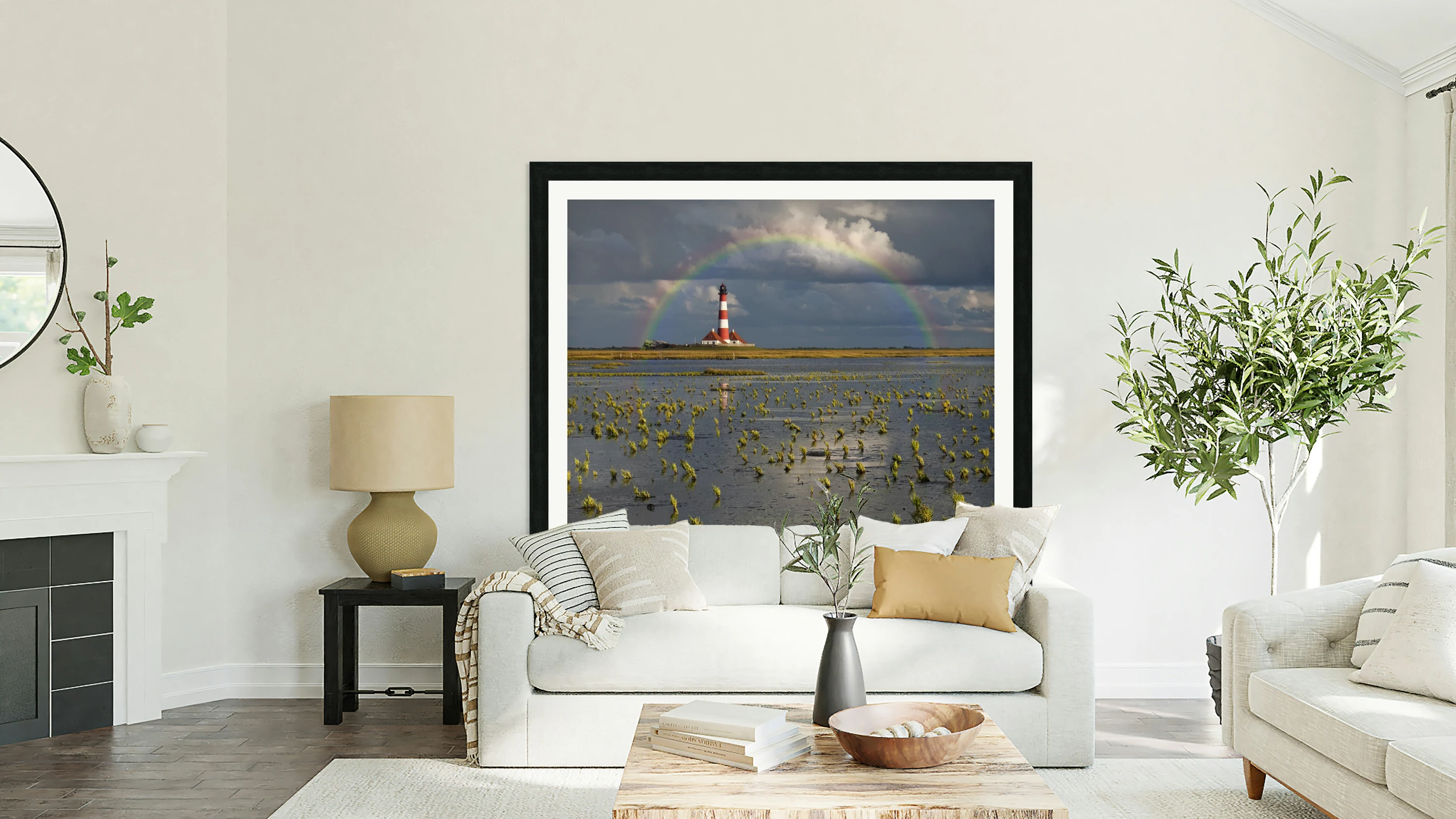 Lighthouse meets Rainbow