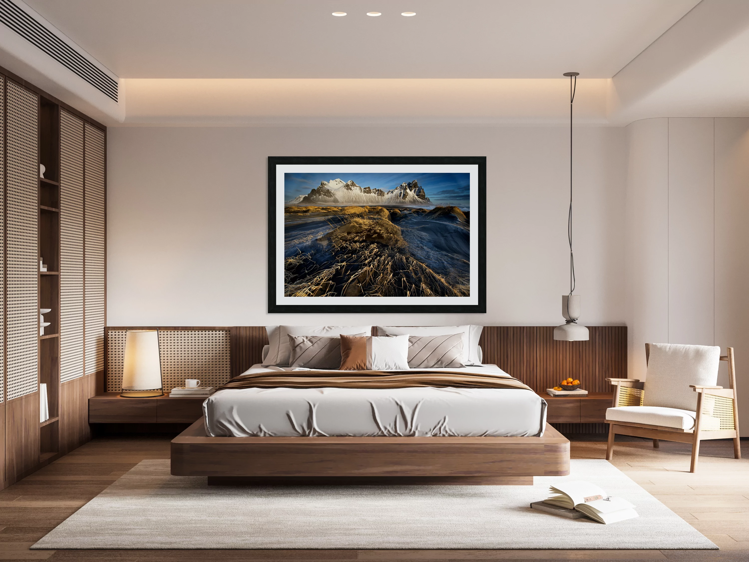 Dunes and sea interact