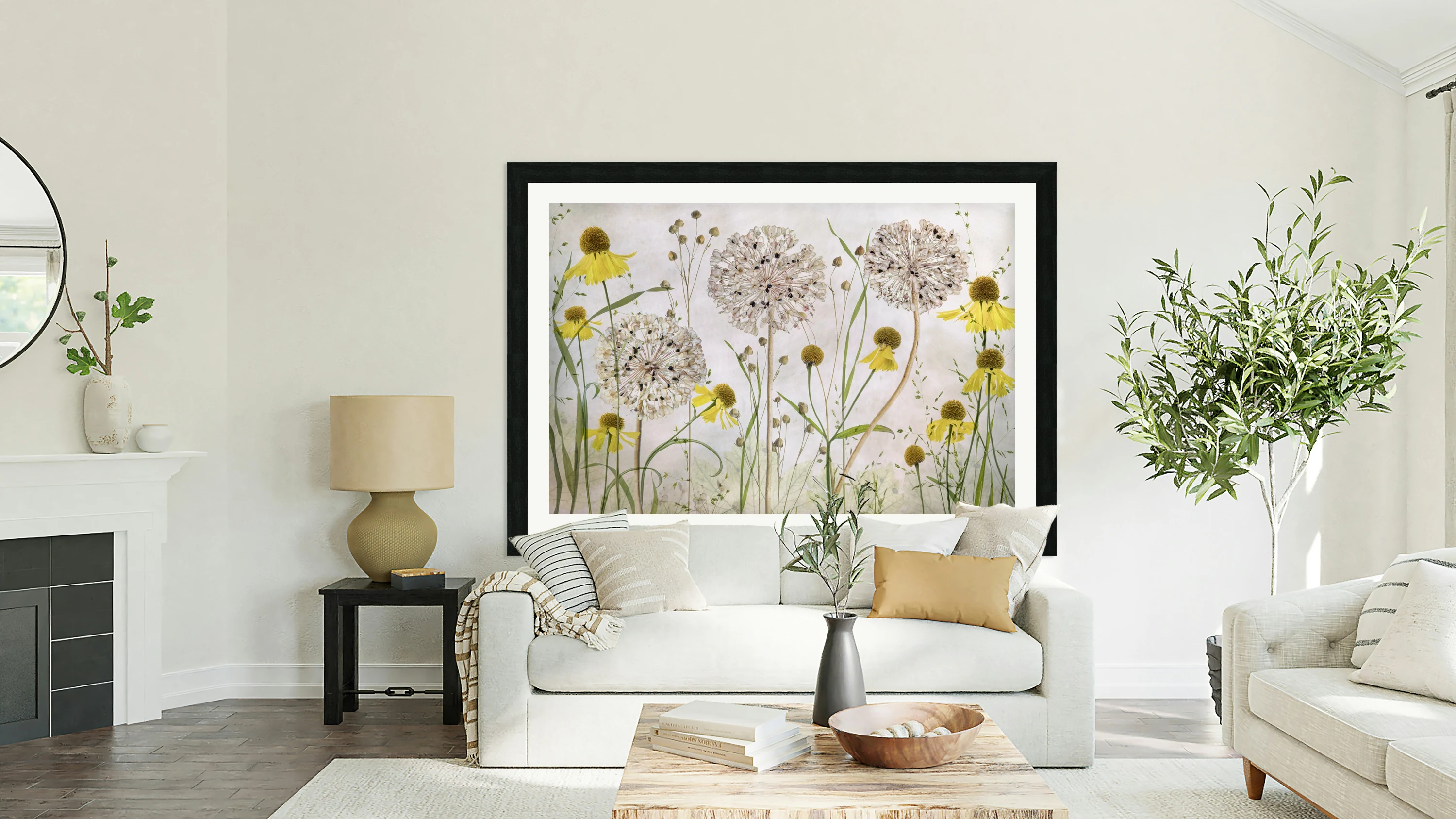 Alliums and heleniums