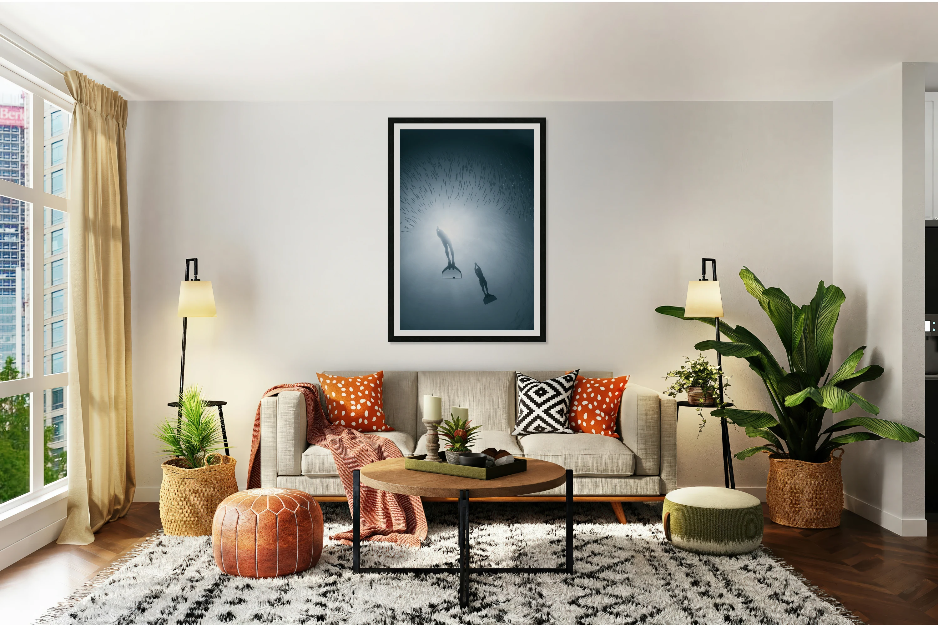 With nature as one