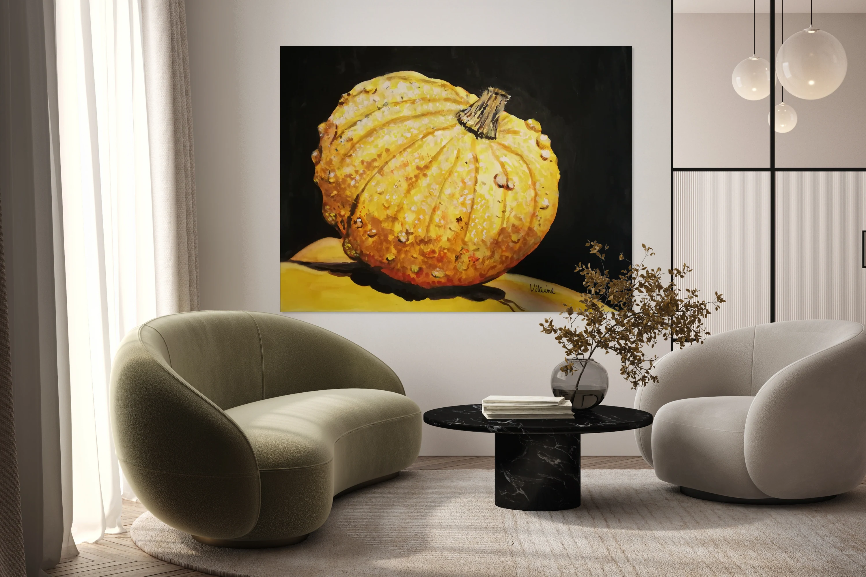Courge - Aquarelle