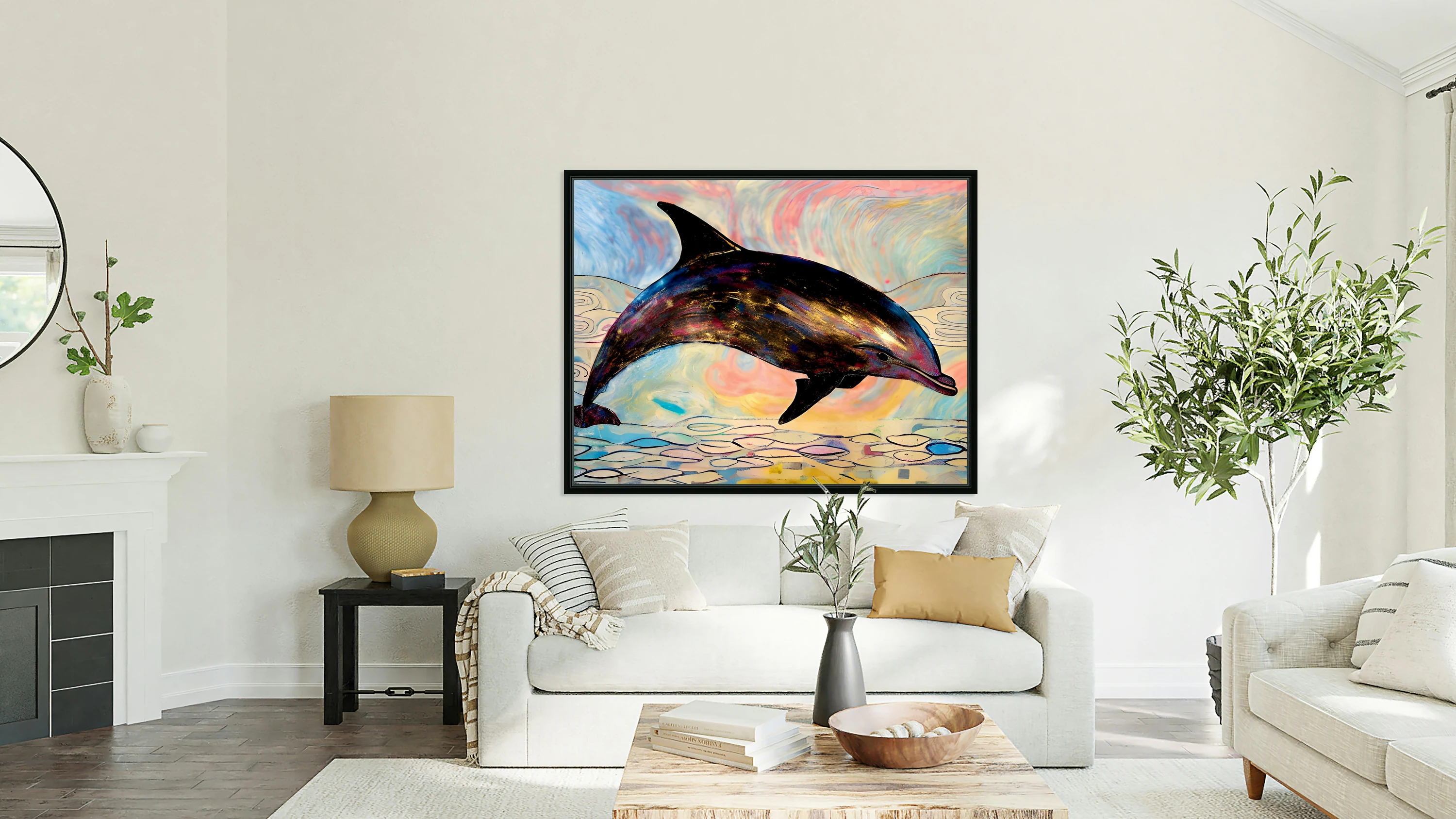 Pastel Dolphin