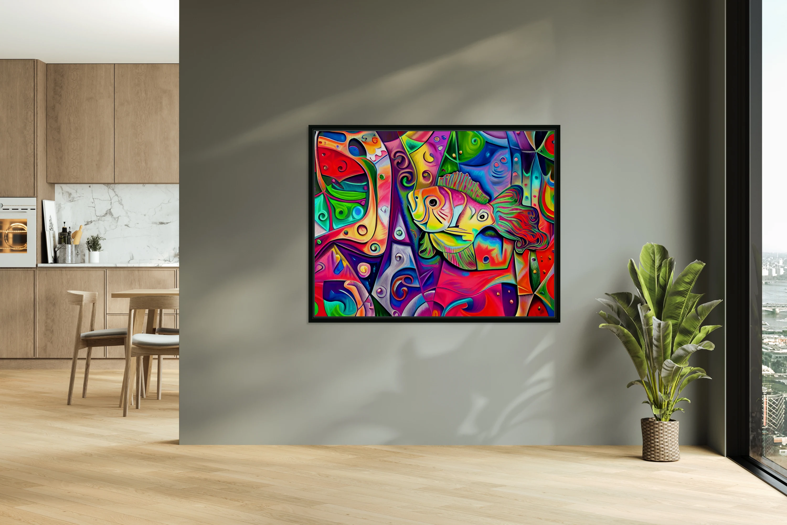 Abstract Fish Aquarium 