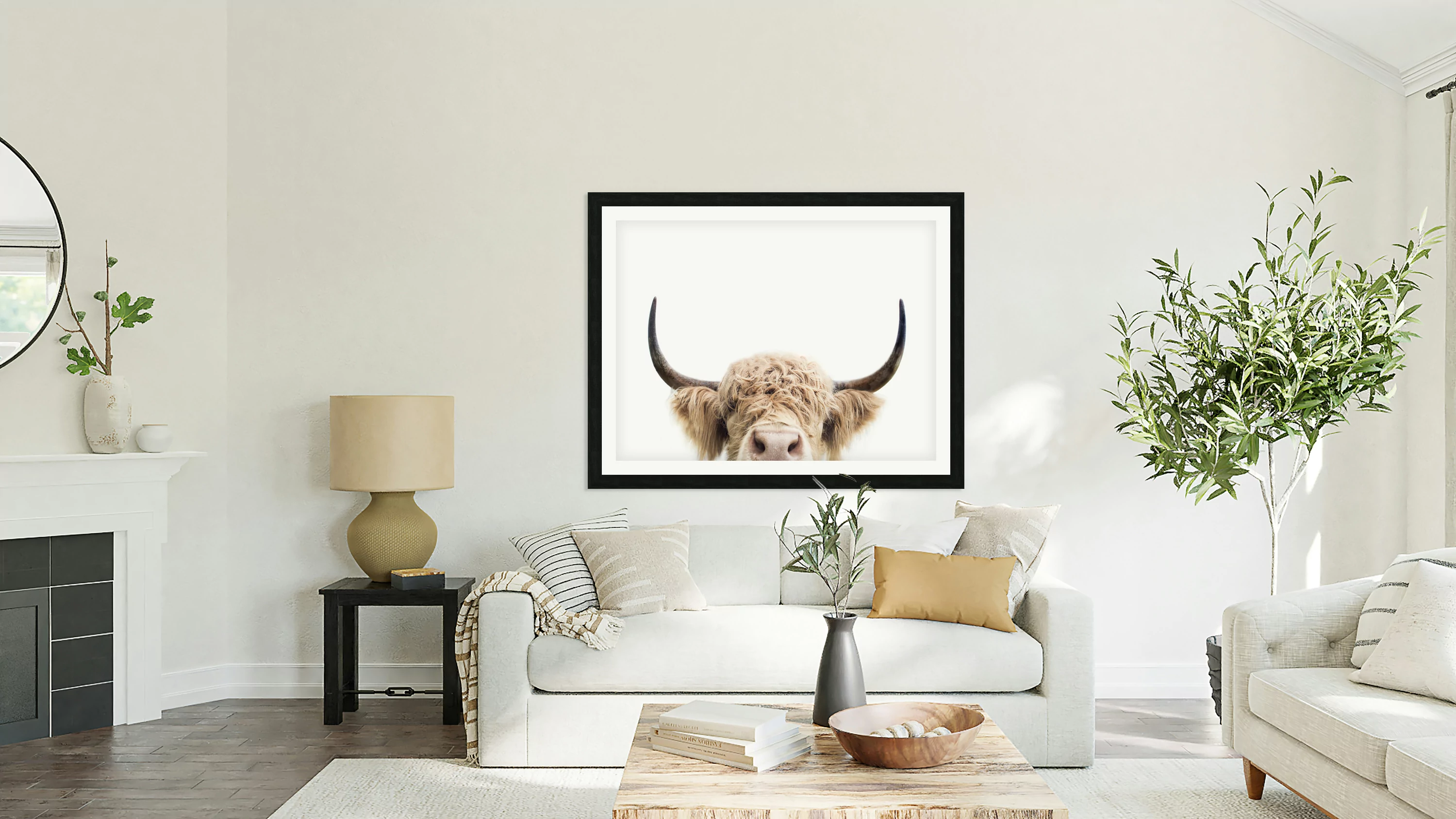 Peeking Cow
