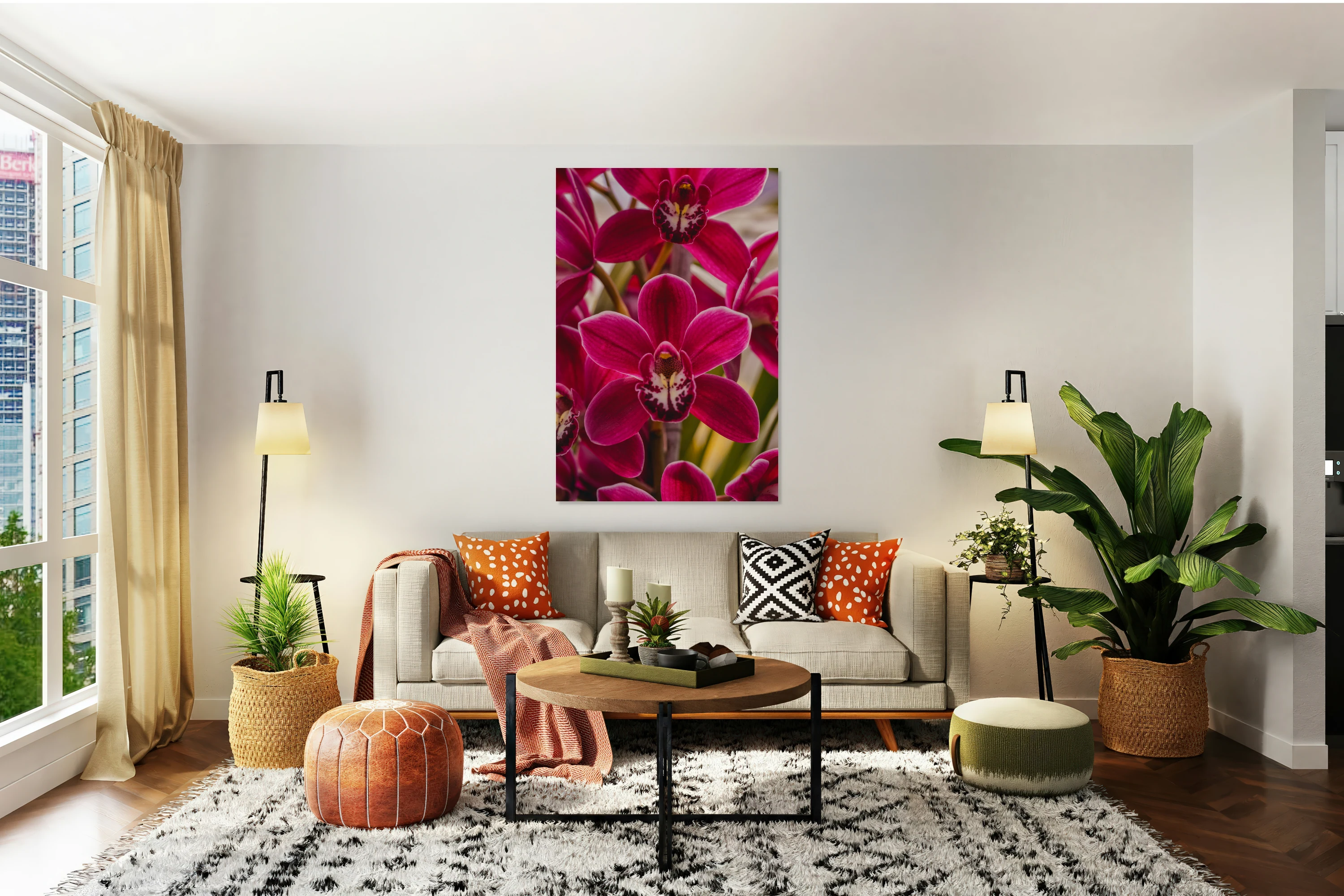Deep Pink Orchid