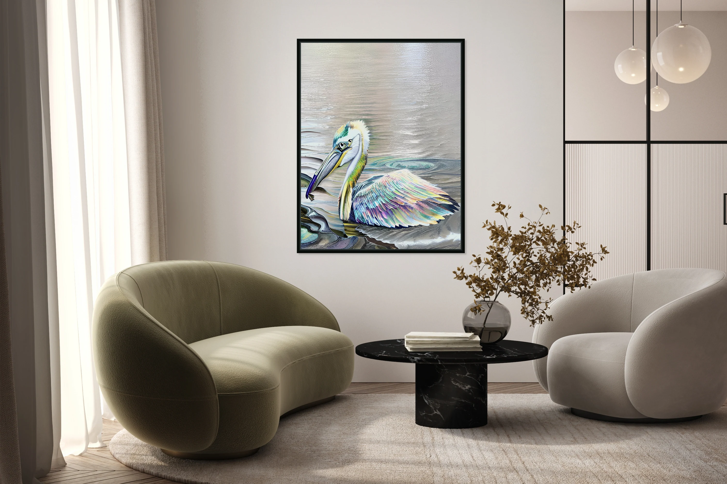 Metallic Pelican