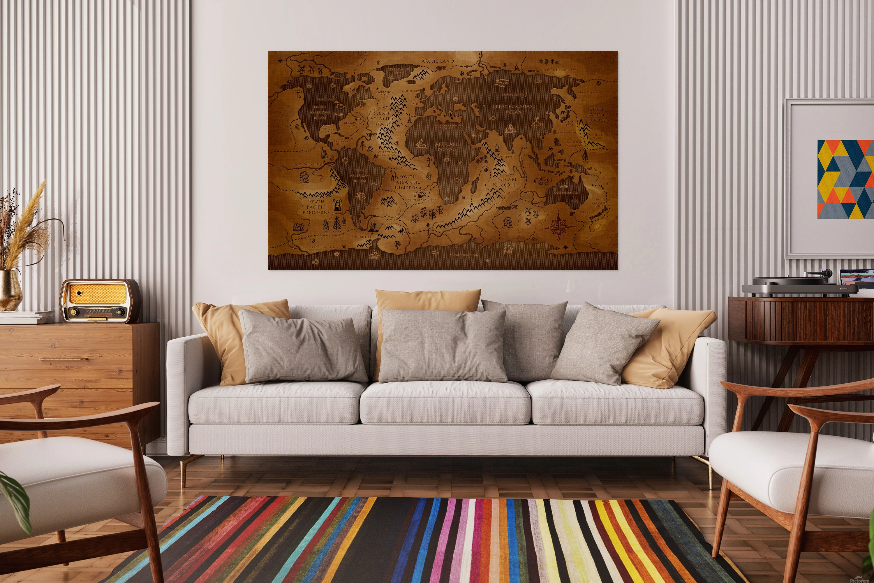 Ancient World Map