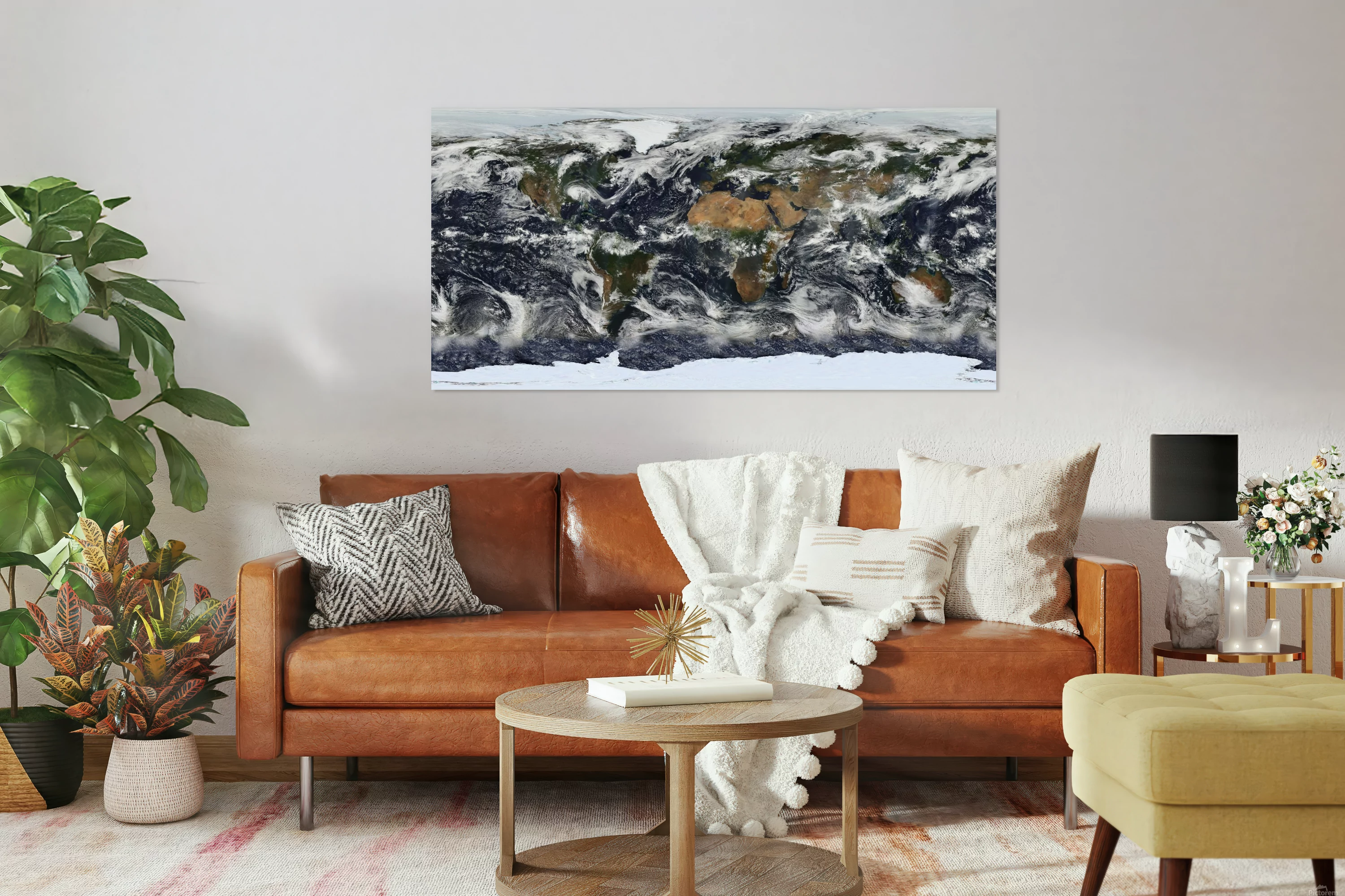 World Map Satellite