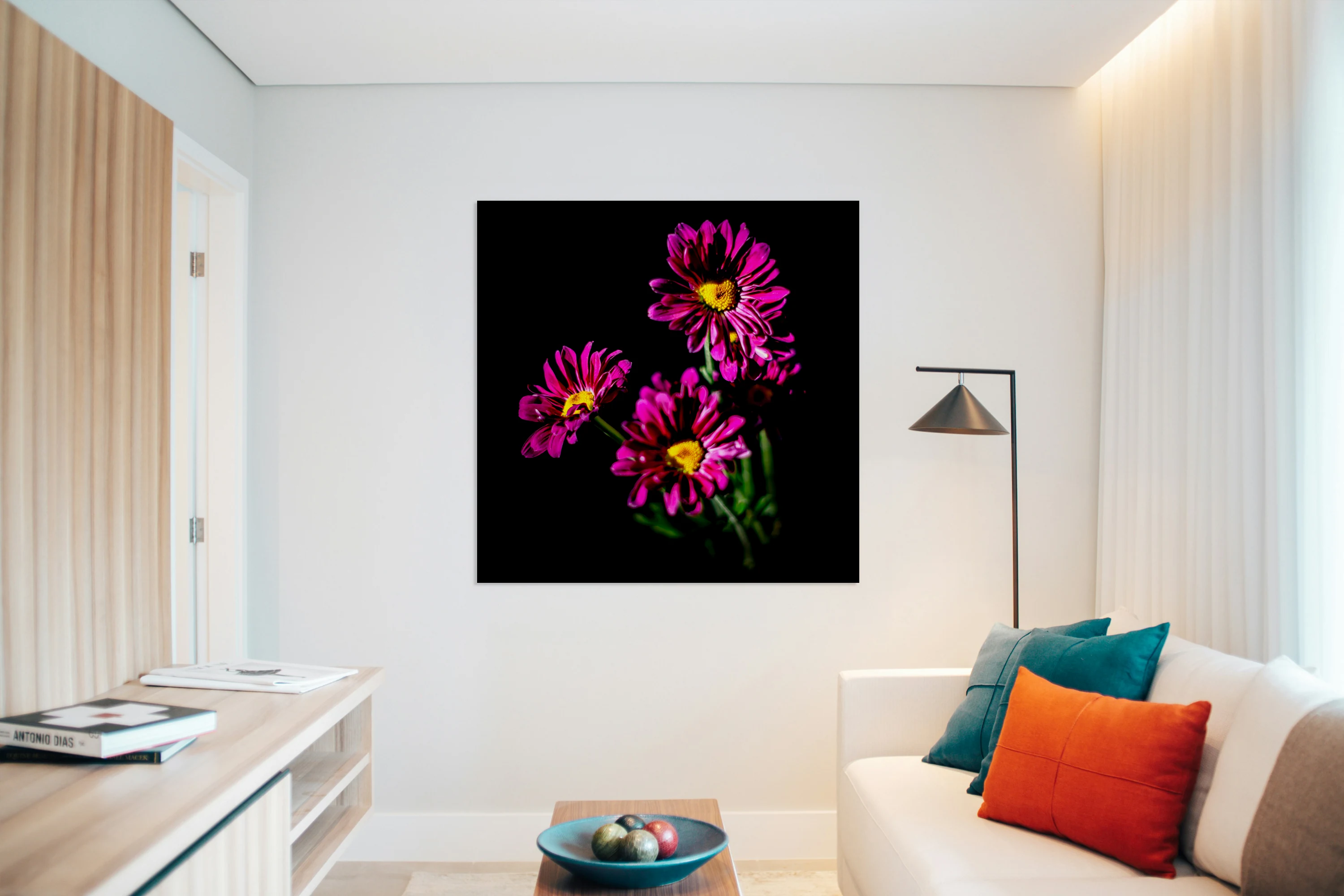 Fleurs roses