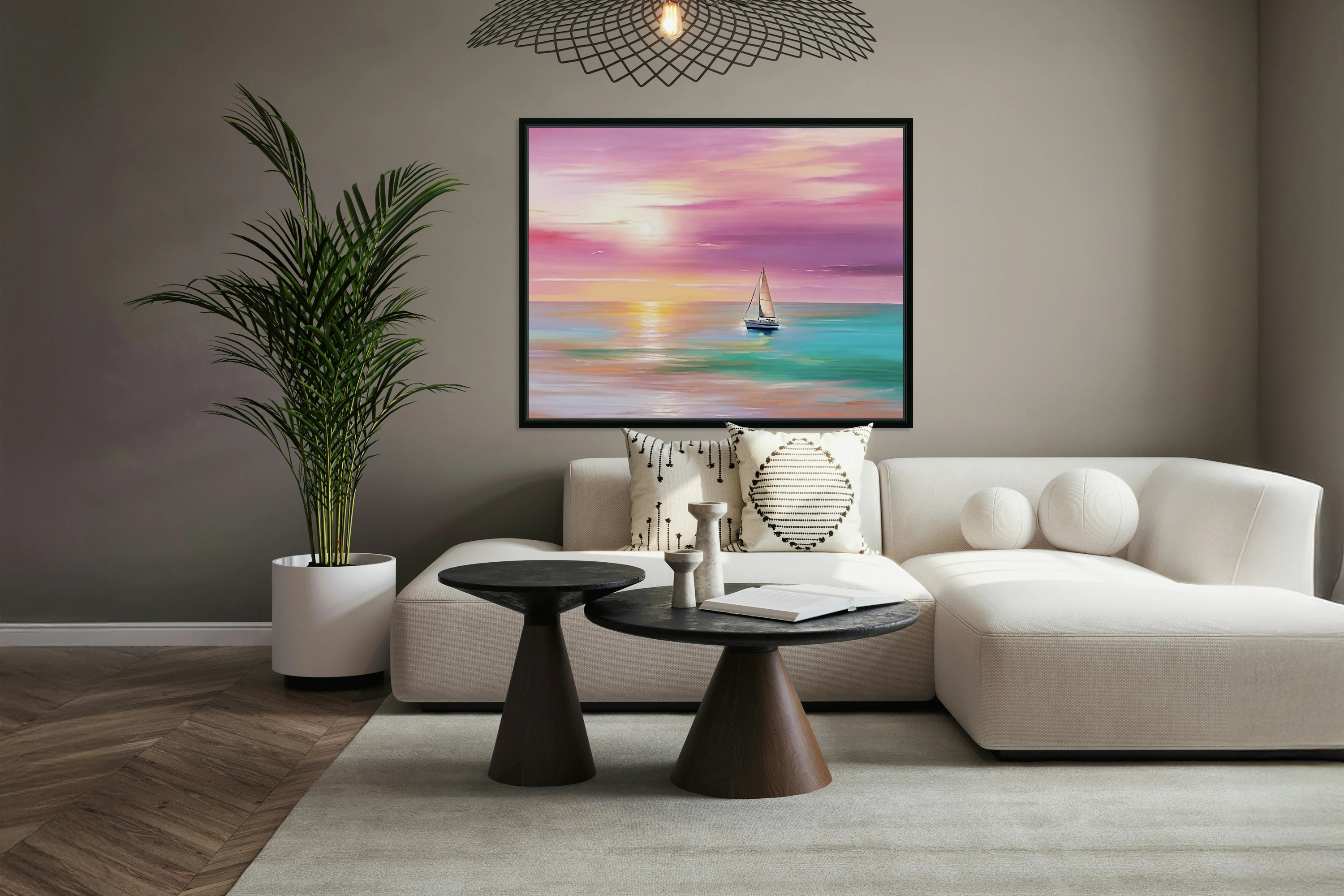 Pastel Sailboat