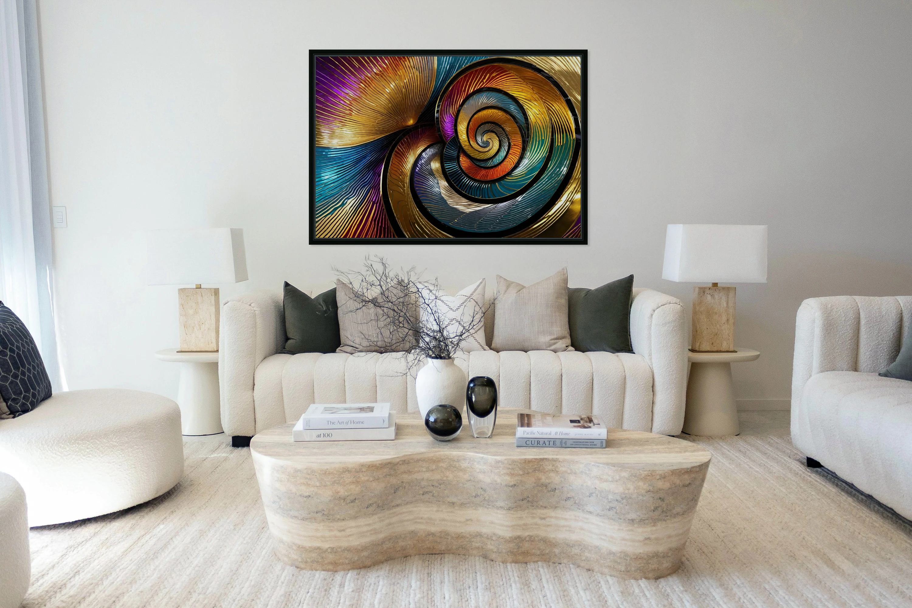 Nautilus Seashell Abstract