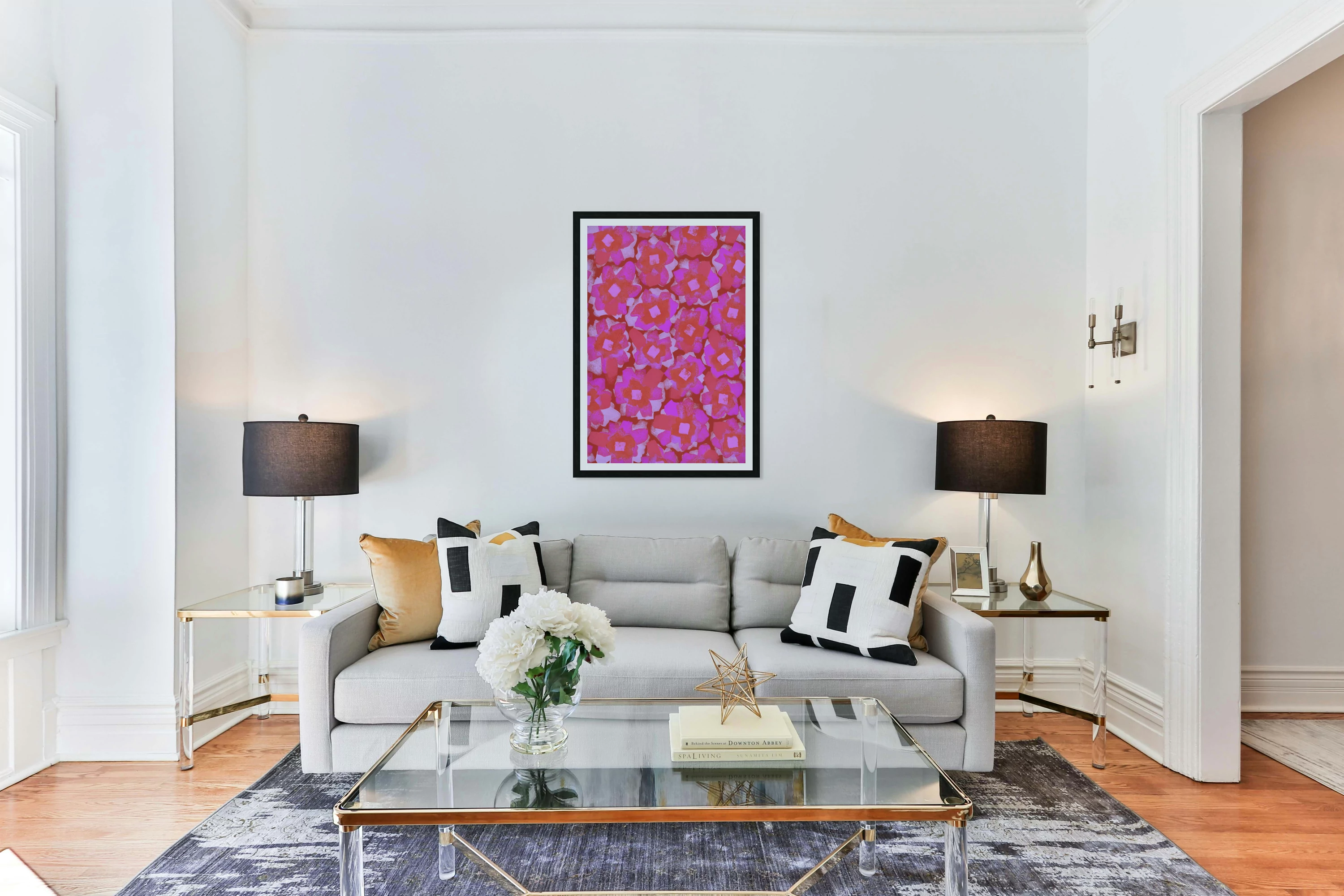 Cute Pink Blossom Pattern