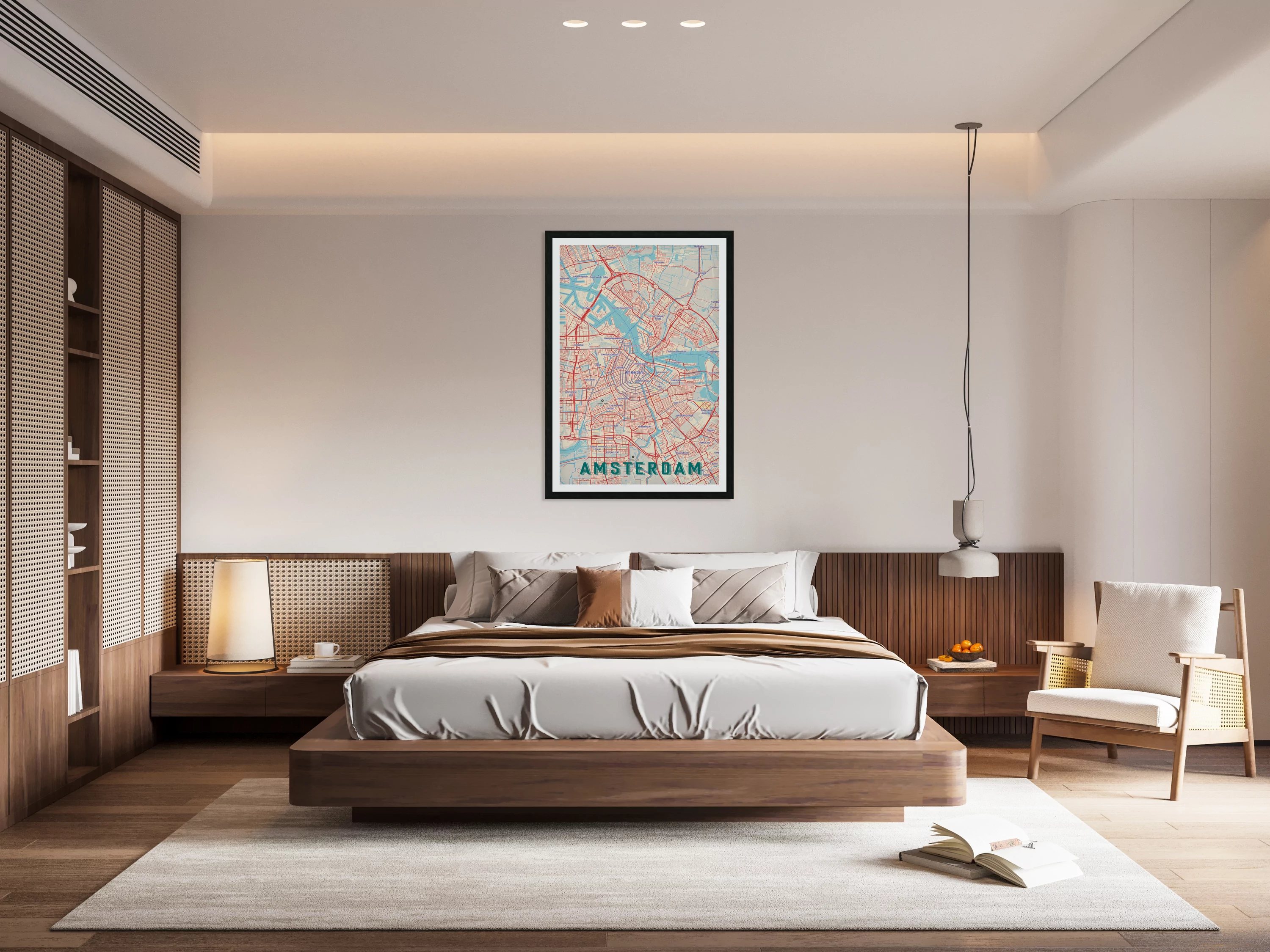 Retro Map   Amsterdam