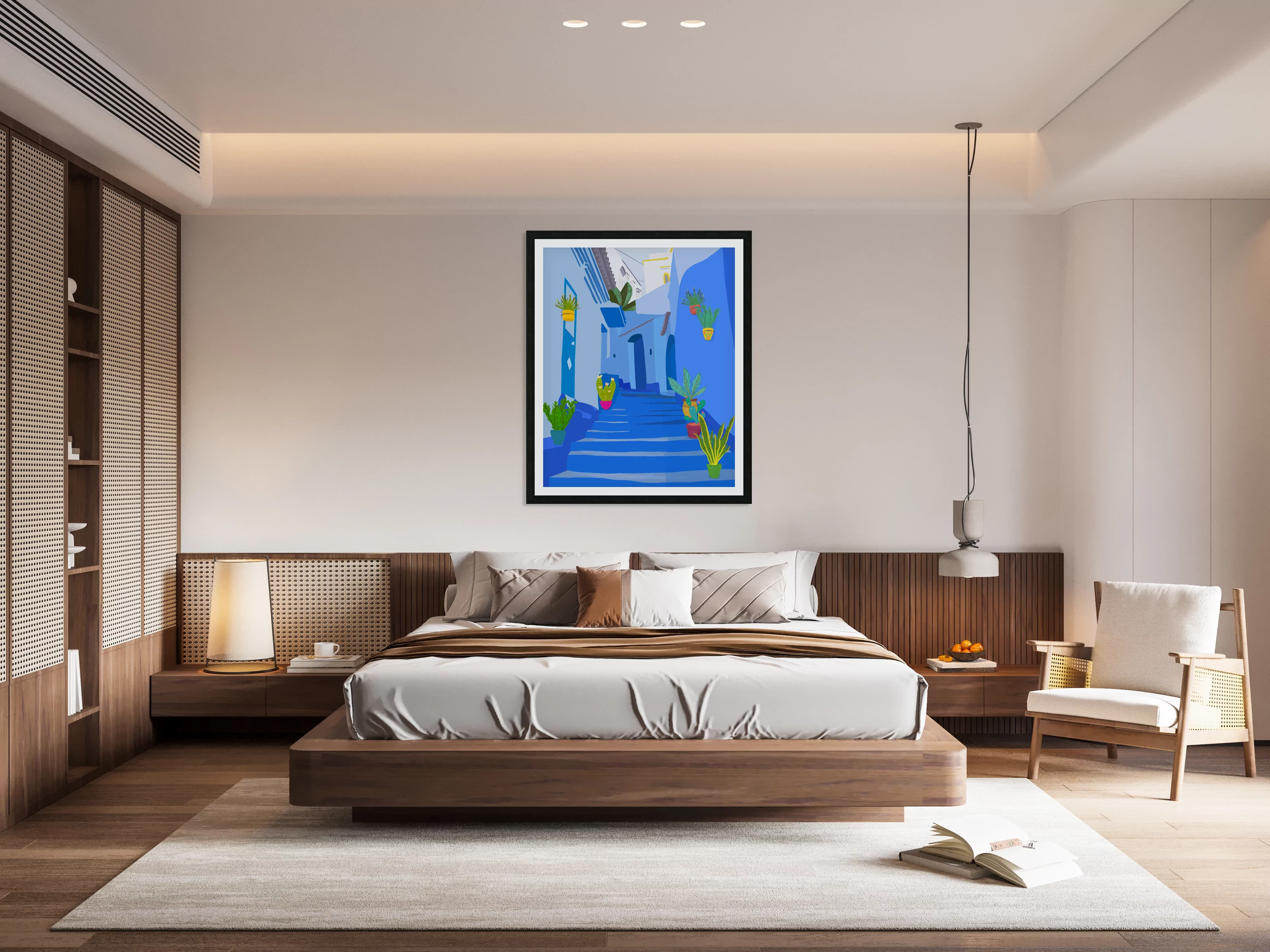 Blue city