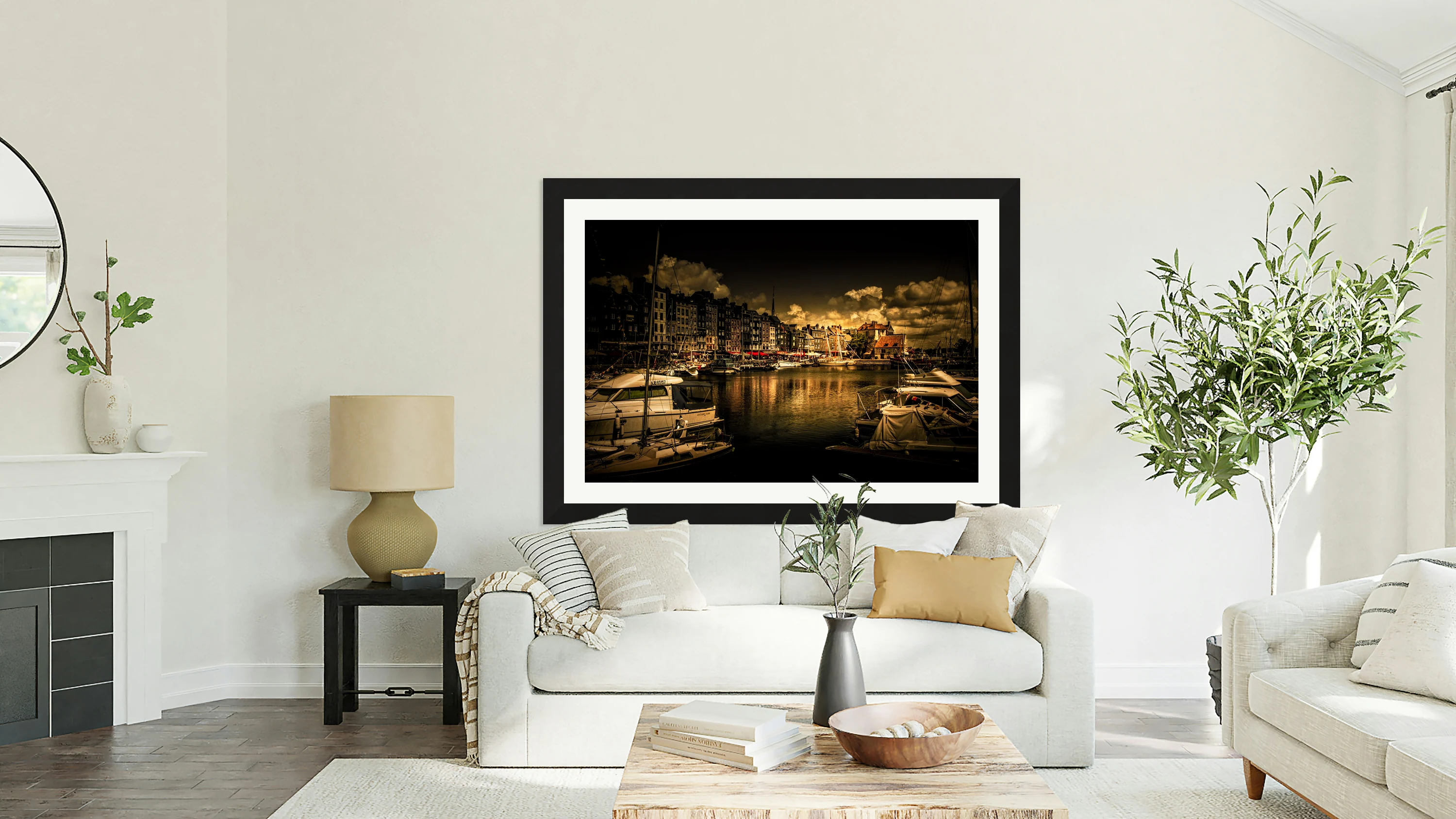 Honfleur Harbor Sunset