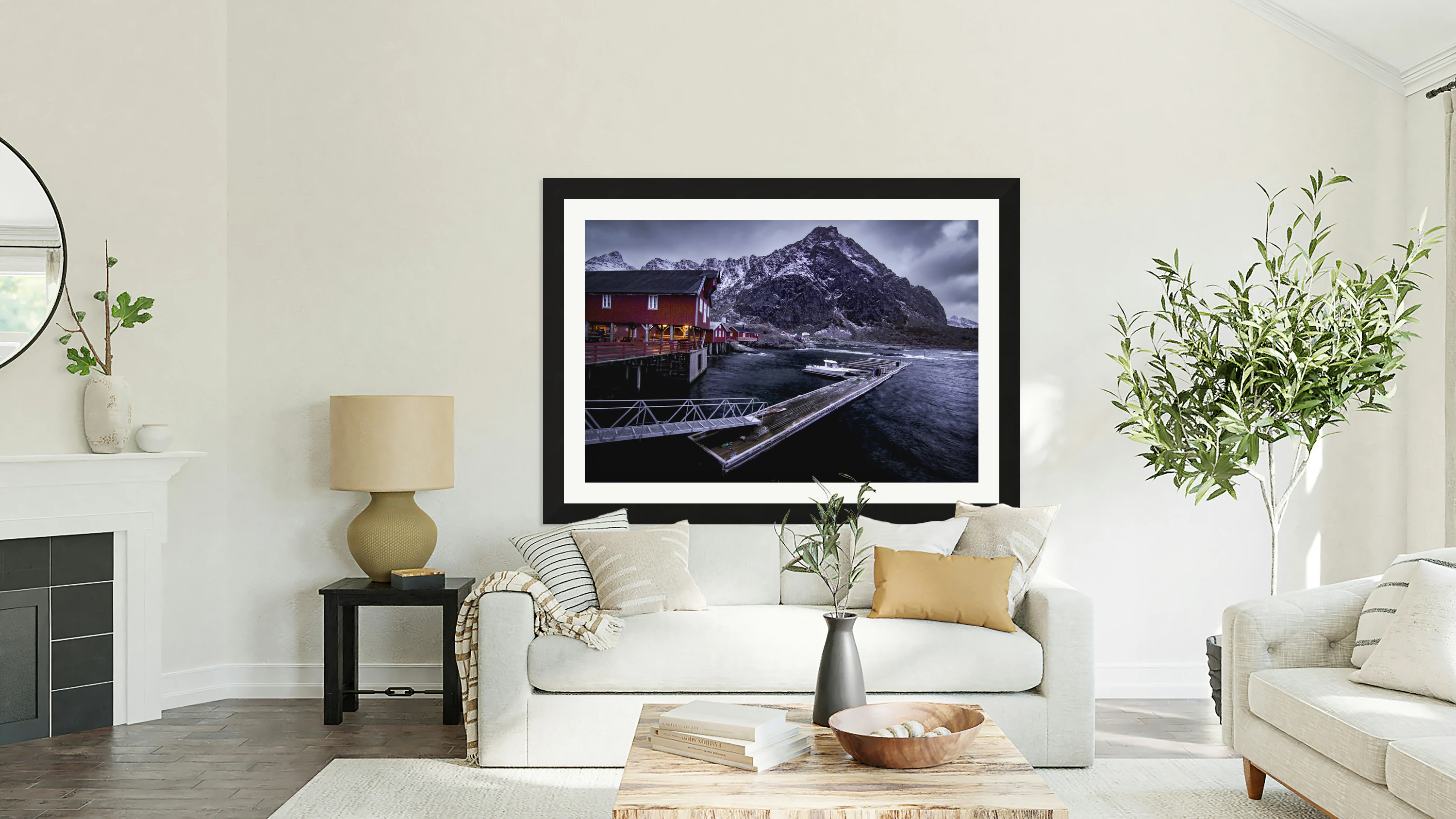 Moskenes Docks in Winter