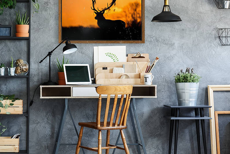 Red Deer Stag Silhouette by 1x