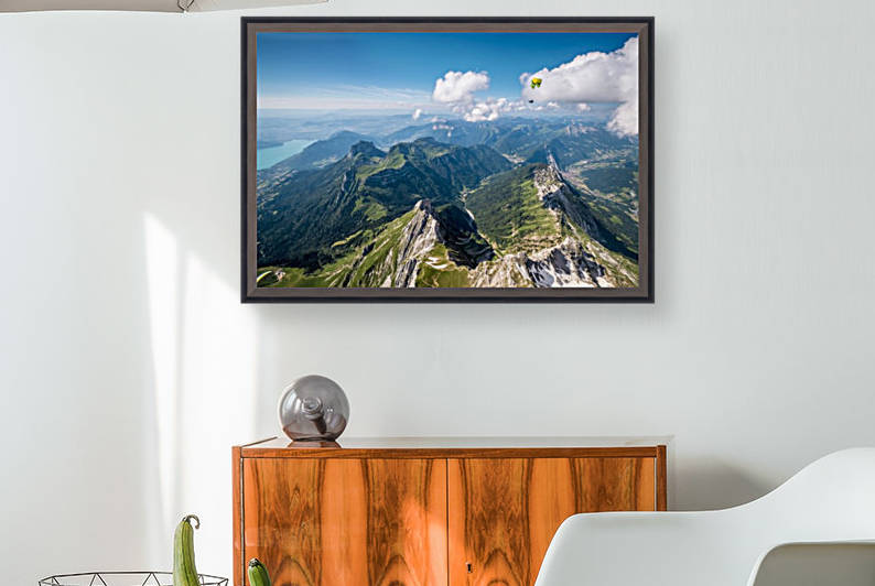 Flying above La Tournette with Francis Boehm 