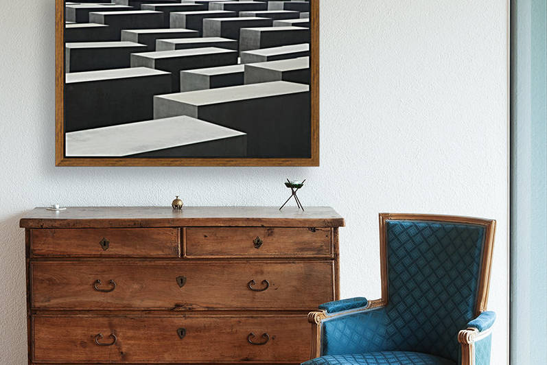 Stelae Of The Memorial To The Murdered Jews Of Europe, Berlin, Germany by PacificStock