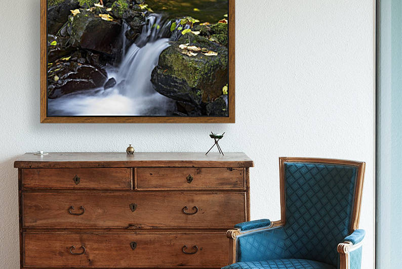 Fishhawk Creek cascades over the rocks near Lee Wooden County Park near Jewell, Oregon; Oregon, United States of America by PacificStock