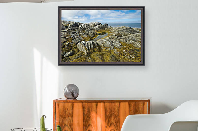 Shoreline along the Bay of Fundy, near Pubnico; Nova Scotia, Canada by PacificStock