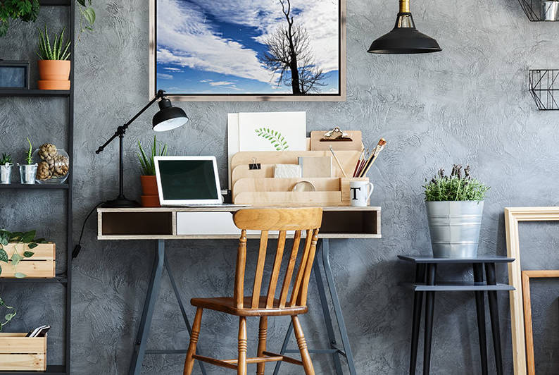 Silhouette of dead tree against a dramatic cloud formation with blue sky; Calgary, Alberta, Canada by PacificStock