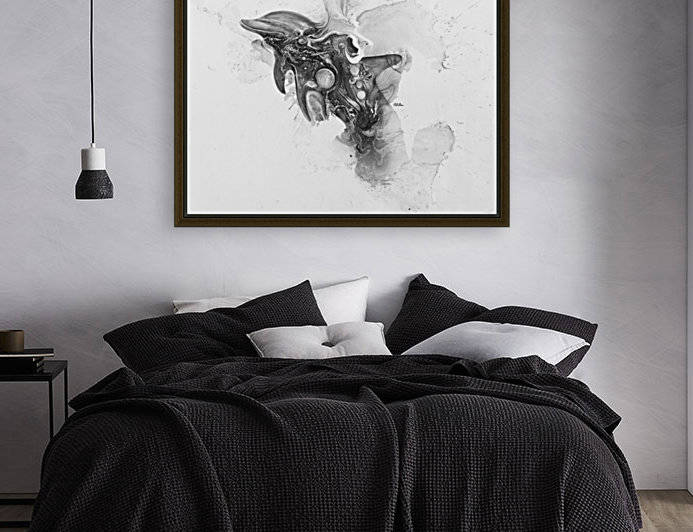 Illustration of a dolphin splashing through the surface of the water by PacificStock