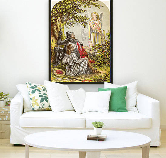 Christian and Hopeful Caught in the Net. Illustration by A.F.Lydon. From the book The Pilgrims Progress by John Bunyan published c.1880. by PacificStock