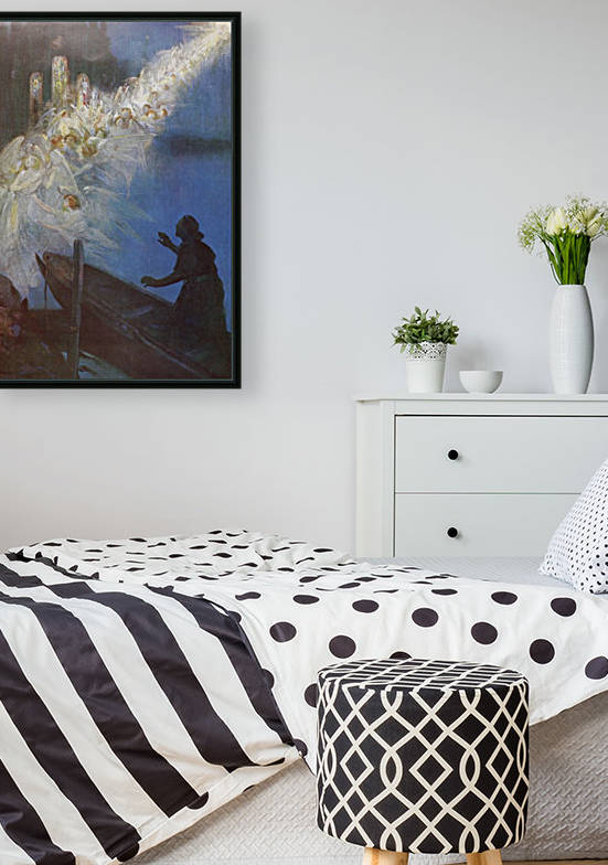 The Legendary consecration of Westminster Abbey, The Fisherman's Vision. Legend says that a shrine was first built where the Abbey is now located in 616 on a site then known as Thorney Island, which became a place of pilgrimage after a fisherman on the Ri by PacificStock