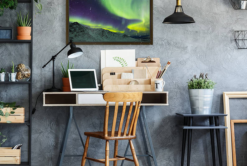 Aurora borealis swirls over mountains within Denali National Park on a very cold winter night; Alaska, United States of America by PacificStock