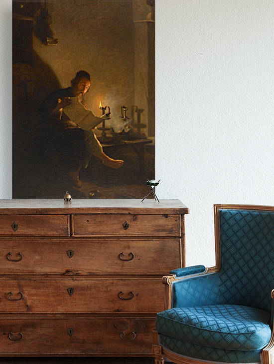 Mordecai, second in power to the king by Jean Jules Antoine Lecomte du Nouy