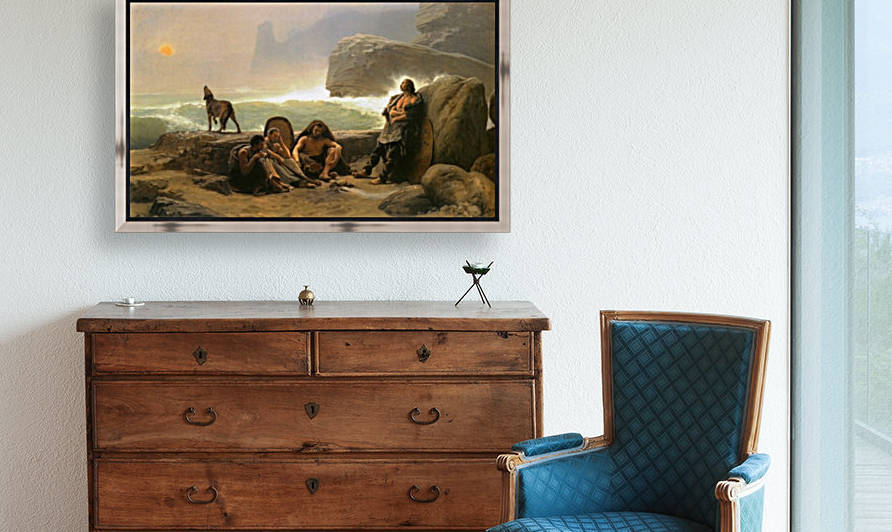 The Gallic coast guard by Jean Jules Antoine Lecomte du Nouy