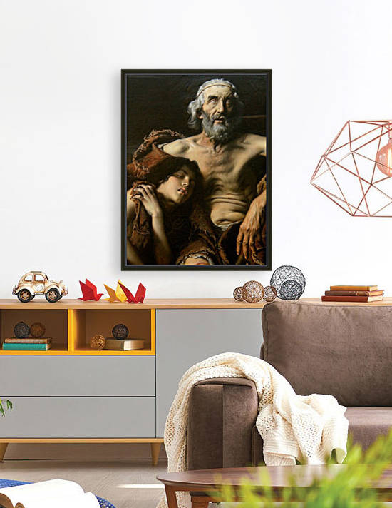 Homere mendiant, 1881 by Jean Jules Antoine Lecomte du Nouy