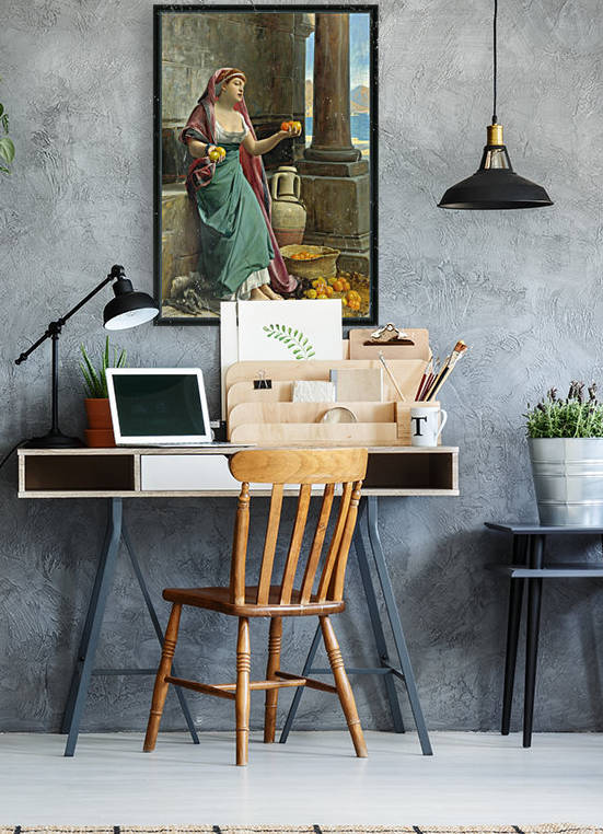 The citrus seller by Jean Jules Antoine Lecomte du Nouy