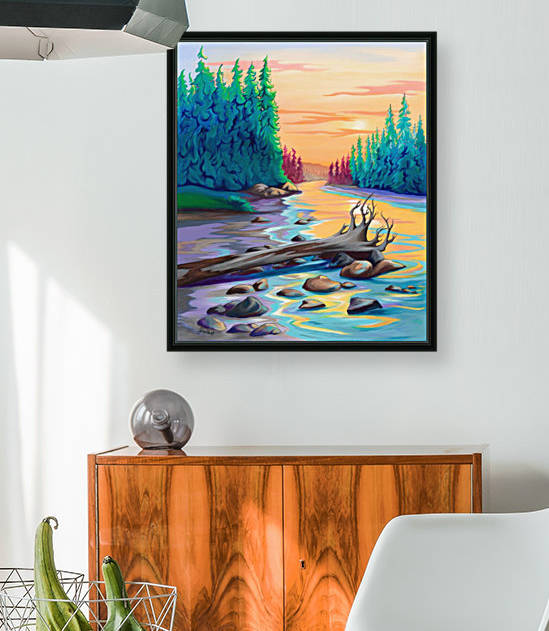 Early Morning on James River  by Janice Gallant