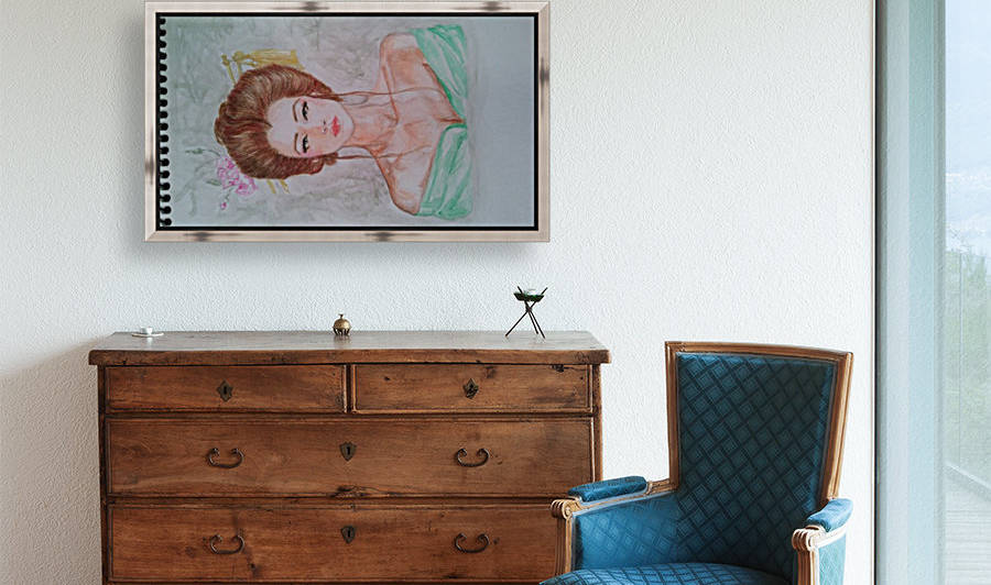 moderna geisha watercolor 2 by xarart