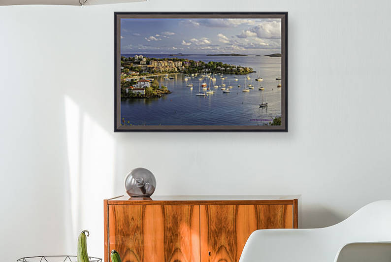 Cruz Bay at Golden Hour by T Franklin Photography