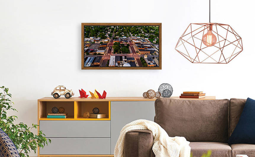 Rushville, IL Square and Town by Jordan Williams of Air Imagery Services