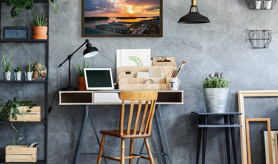 Grafton, IL Sunset by Jordan Williams of Air Imagery Services